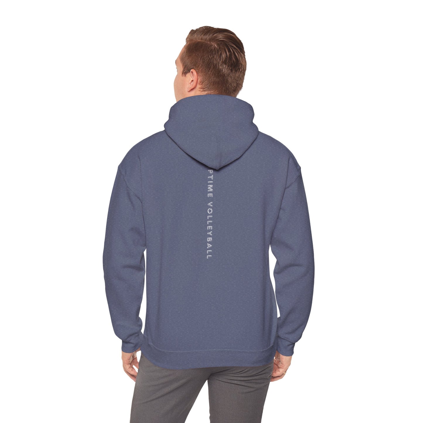 UPTIME Volleyball Hoodie with Serve Design, Unisex Sportswear, Perfect Gift for Athletes, Workout Gear, Cool Casual Wear, Back to School