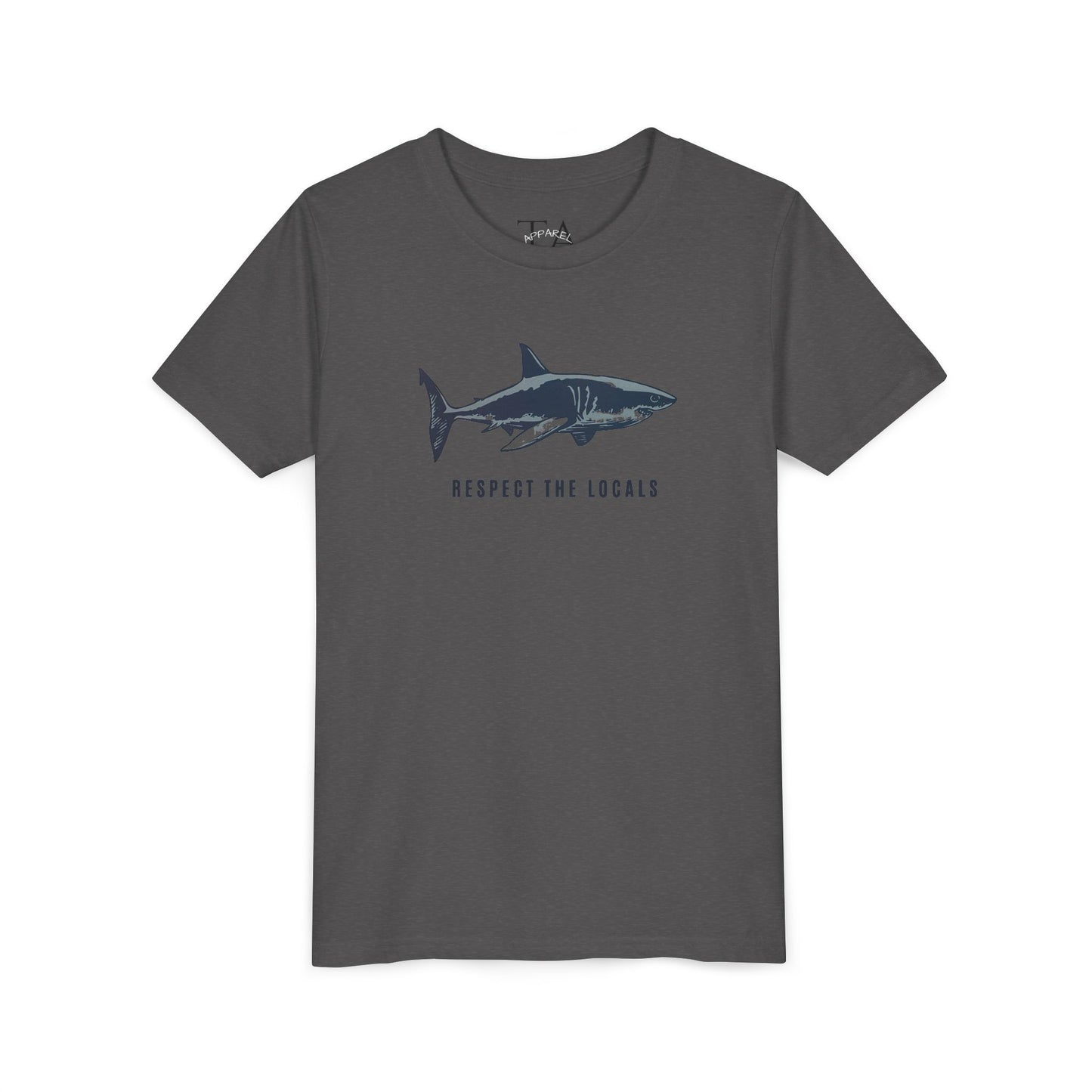 Kids Shark Youth Tee | Respect The Locals | Shark Lovers Shirt