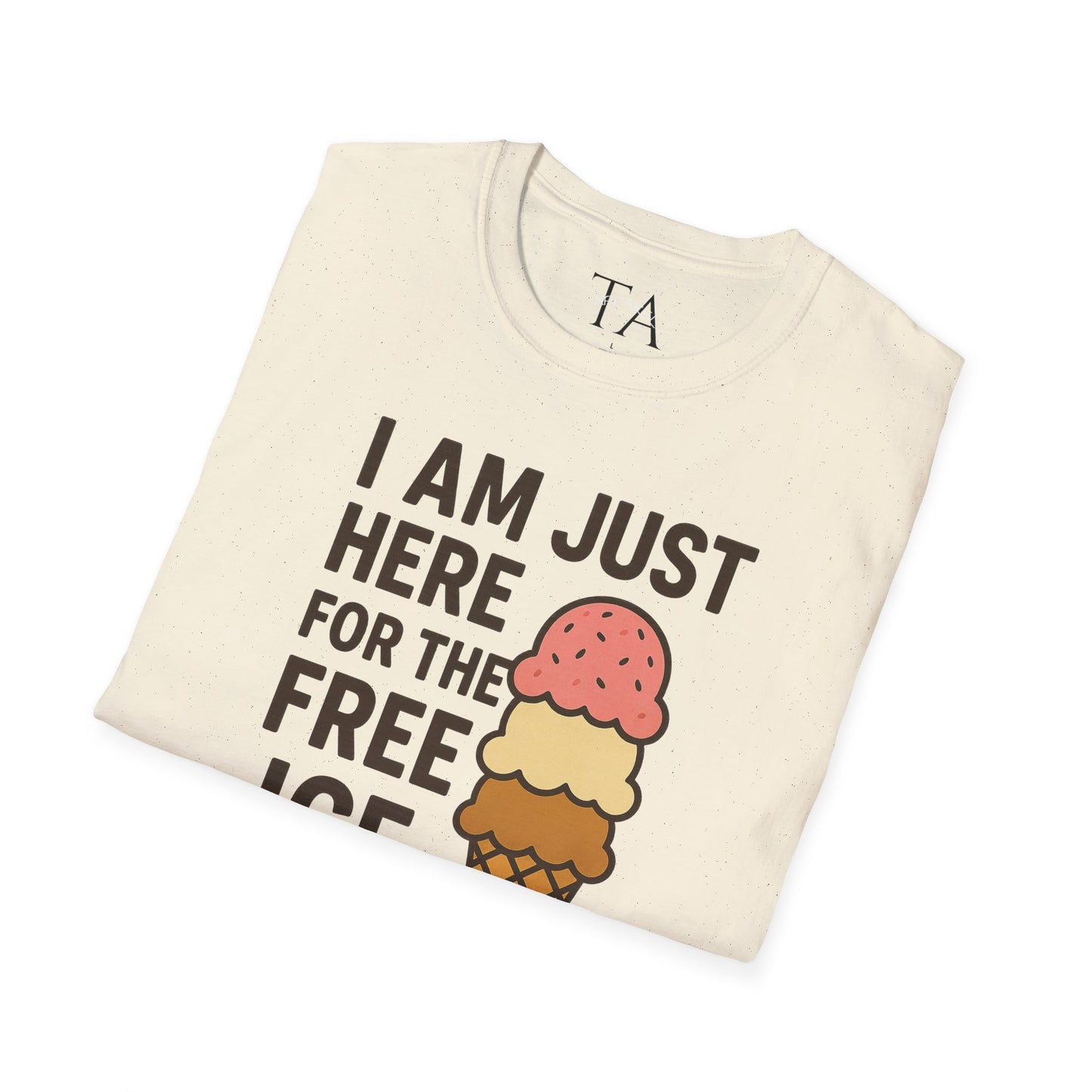 Ice Cream Lover's Unisex T-Shirt, Funny Graphic Tee, Summer Apparel, Sweet Treats Gift, Birthday Humor Shirt