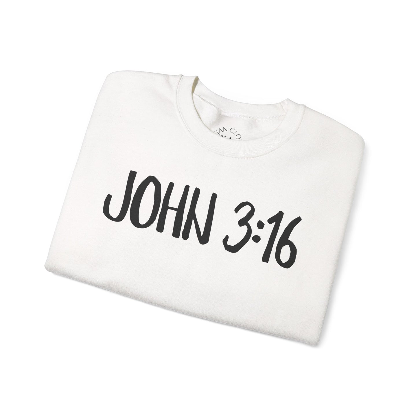 Faith Inspired John 3:16 Crewneck Sweatshirt