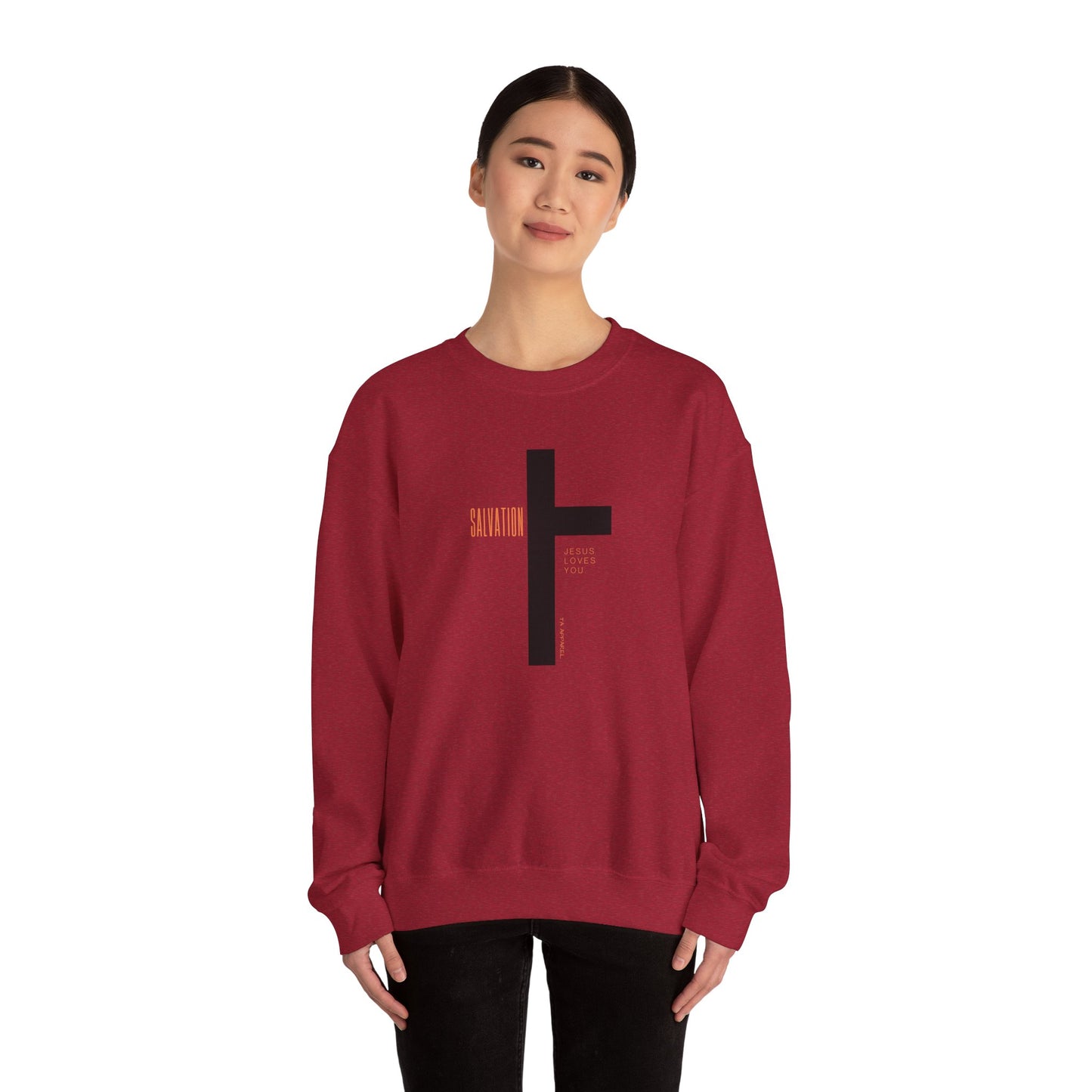 Faith Inspired Salvation Cross Sweatshirt