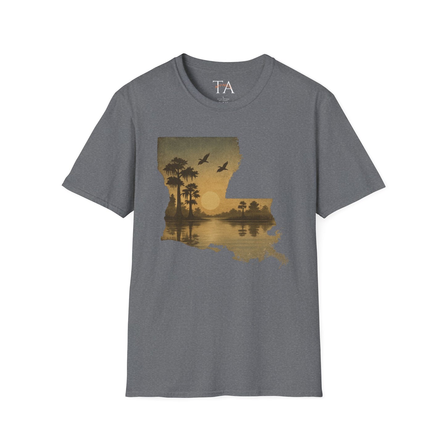 Louisiana Sunset Unisex T-Shirt - Souvenir Tee for Nature Lovers and Lake Life Enthusiasts