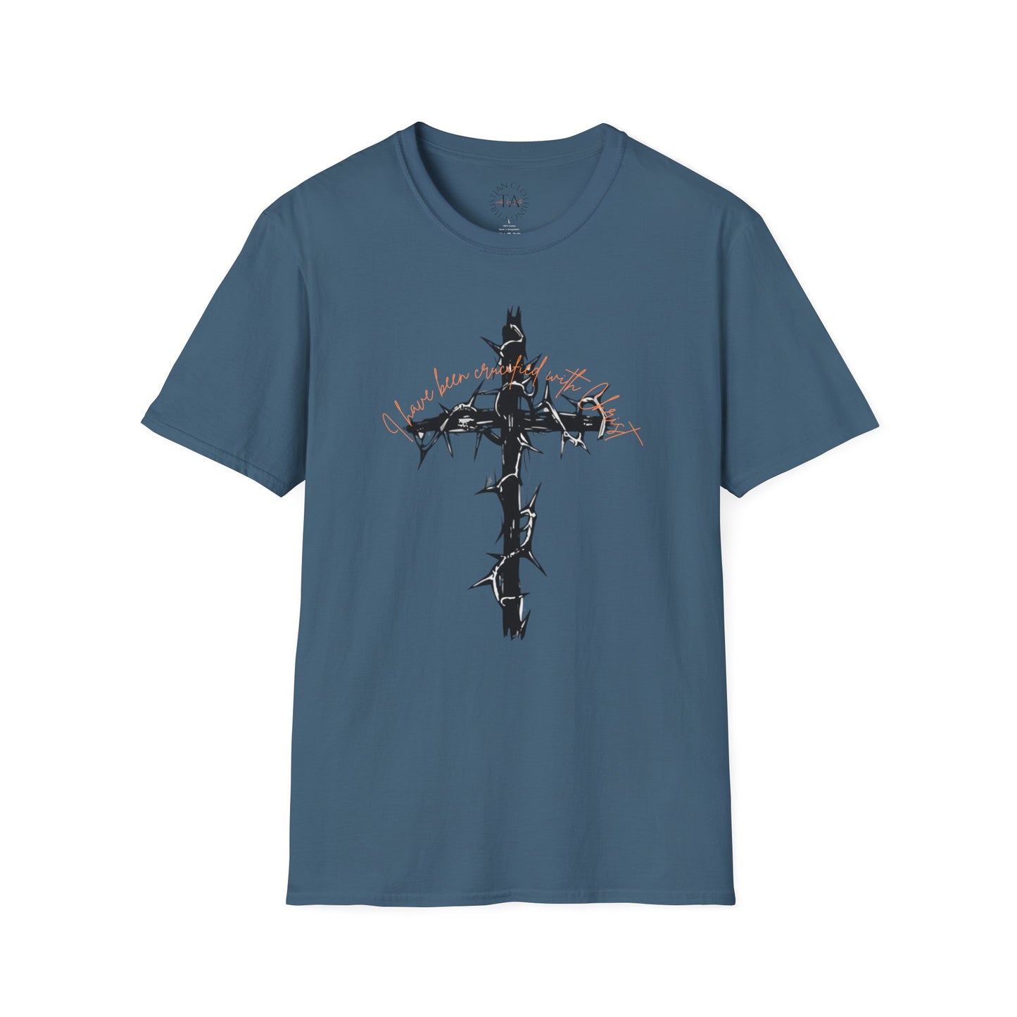 Faith Inspired Christian Cross Unisex T-Shirt - 'I Have Been Crucified with Christ' Design
