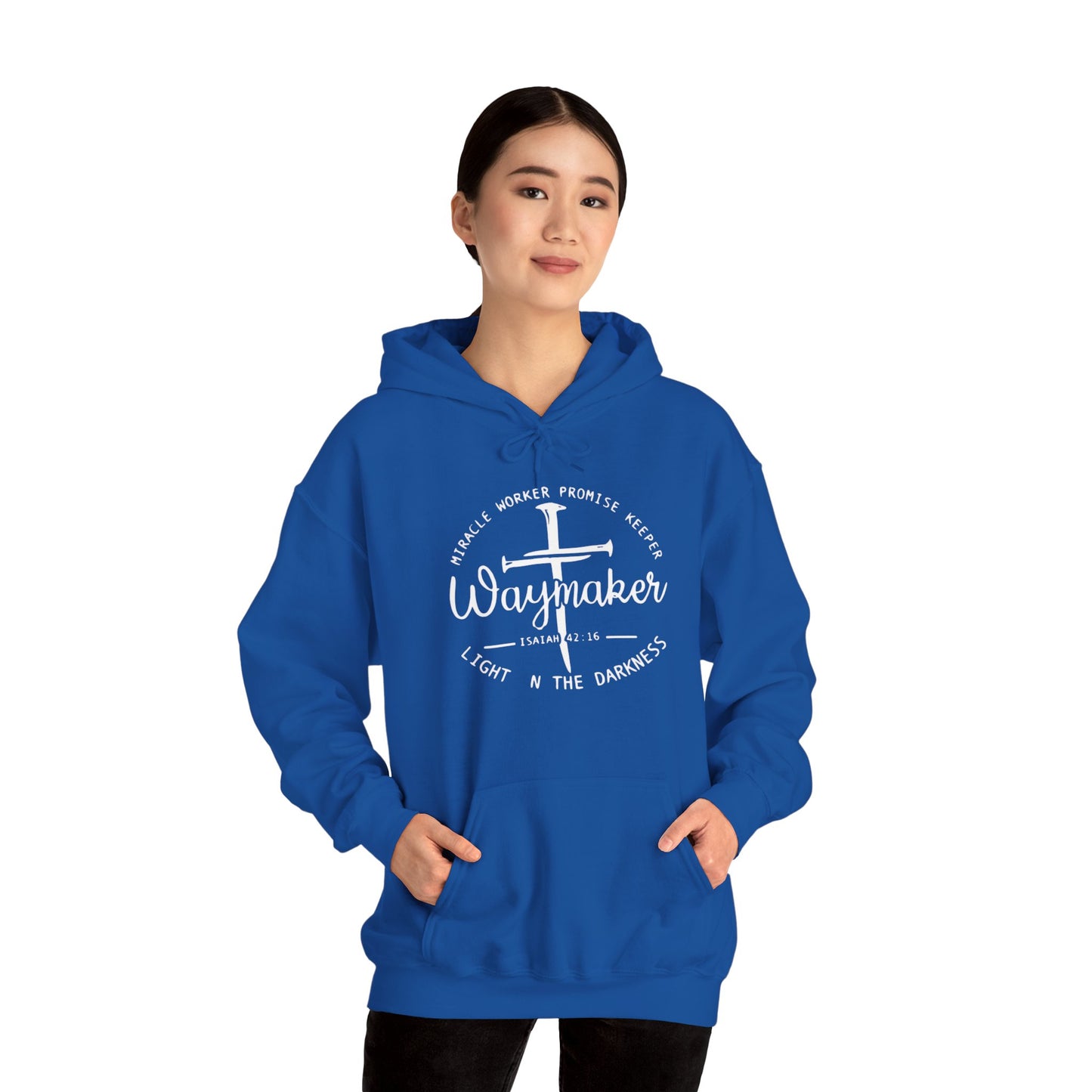 Faith Inspired Waymaker Hoodie - Cozy Sweatshirt for Faith Lovers and Celebrations