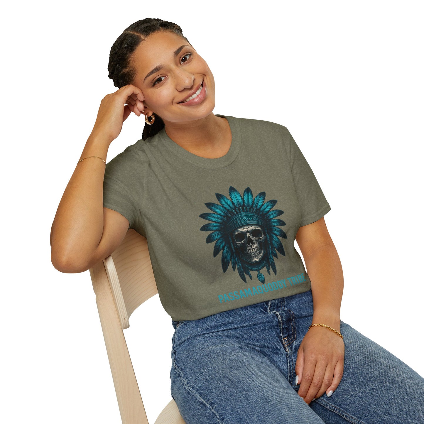 Tribal Graphic T-Shirt - Passamaquoddy Tribe Design5, Gift for Adventurers