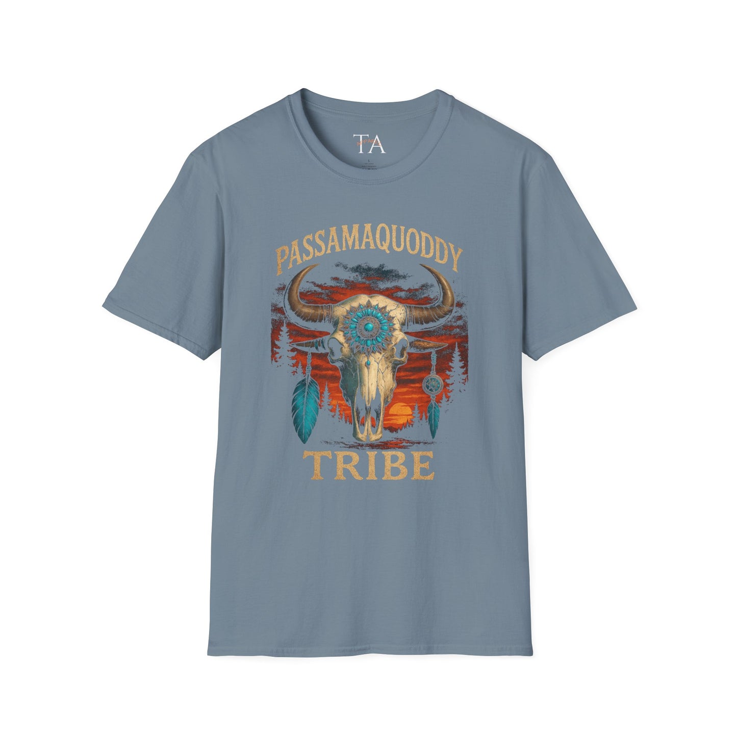 Tribal Graphic T-Shirt - Passamaquoddy Tribe Design3, Gift for Adventurers