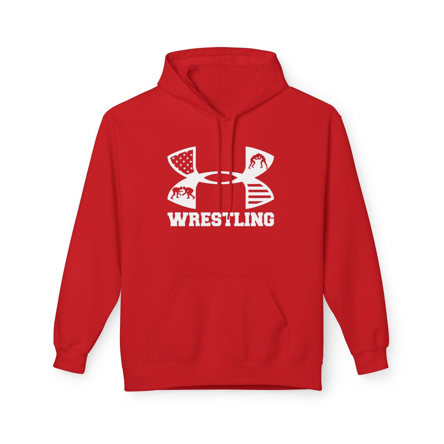 Fleece Hoodie - Cozy Wrestling Design for Everyday Comfort and Fall Fashion