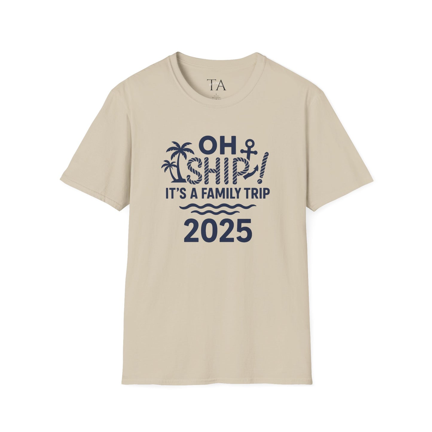Family Cruise Vacation T-Shirt - Oh Ship, It's A Family Trip