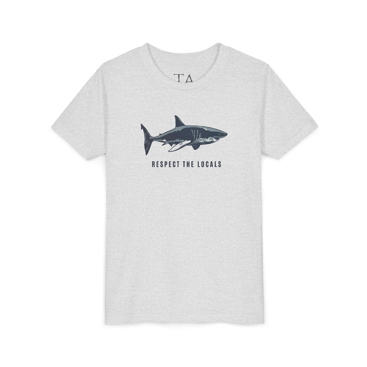 Kids Shark Youth Tee | Respect The Locals | Shark Lovers Shirt