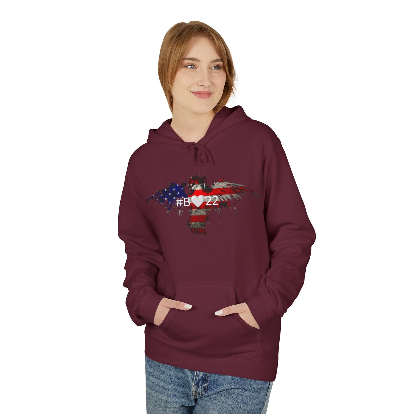 #B🤍22 Veterans Lives Matter Unisex - Fleece Hoodie
