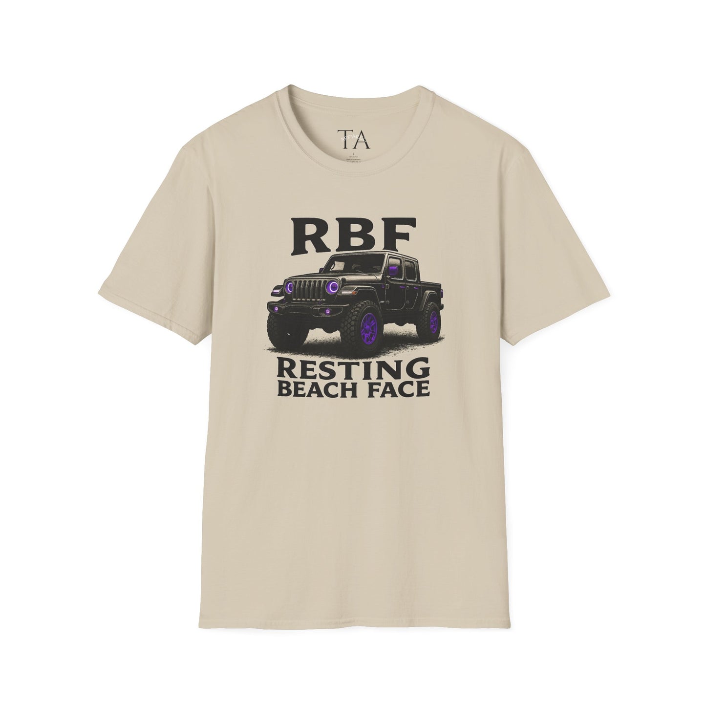 Resting Beach Face T-Shirt | Unisex Tee for Beach Lovers