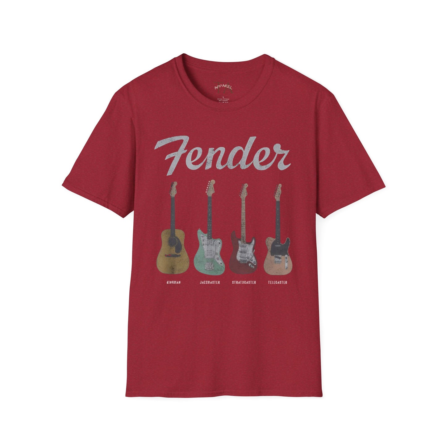 Guitar Lovers T-Shirt - Vintage Style Rock Band Tee