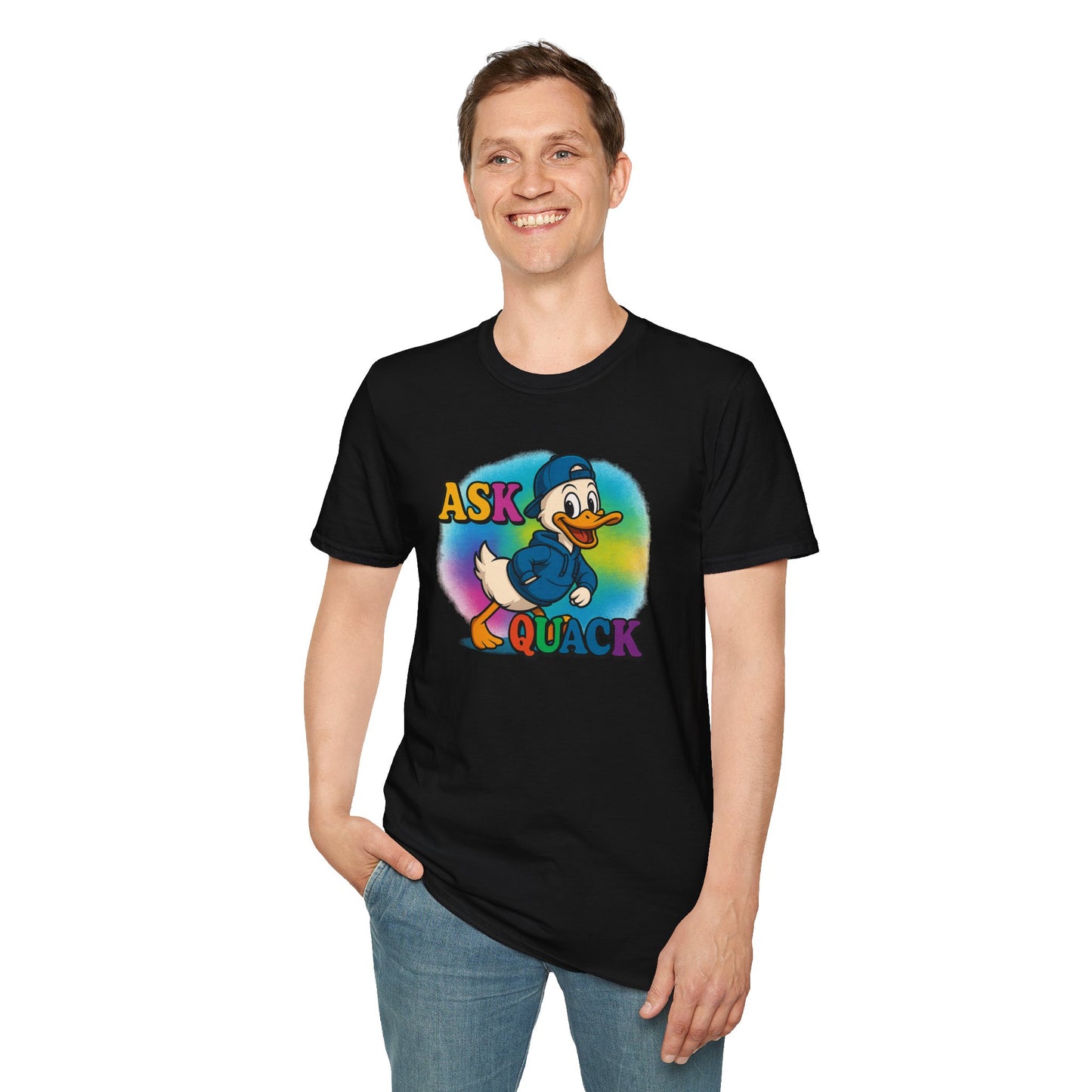Ask Quack Quirky Duck Humor T-Shirt