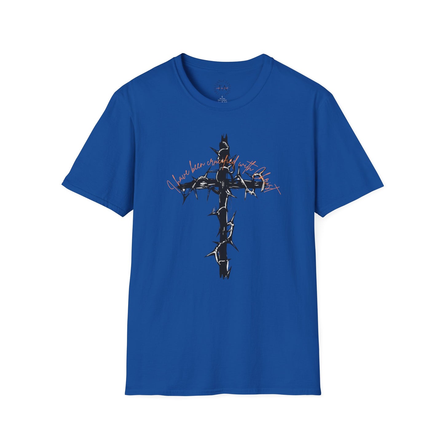 Faith Inspired Christian Cross Unisex T-Shirt - 'I Have Been Crucified with Christ' Design