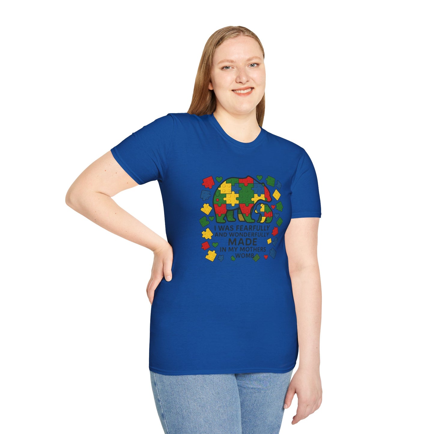 Autism Lego Mama Bear T-Shirt