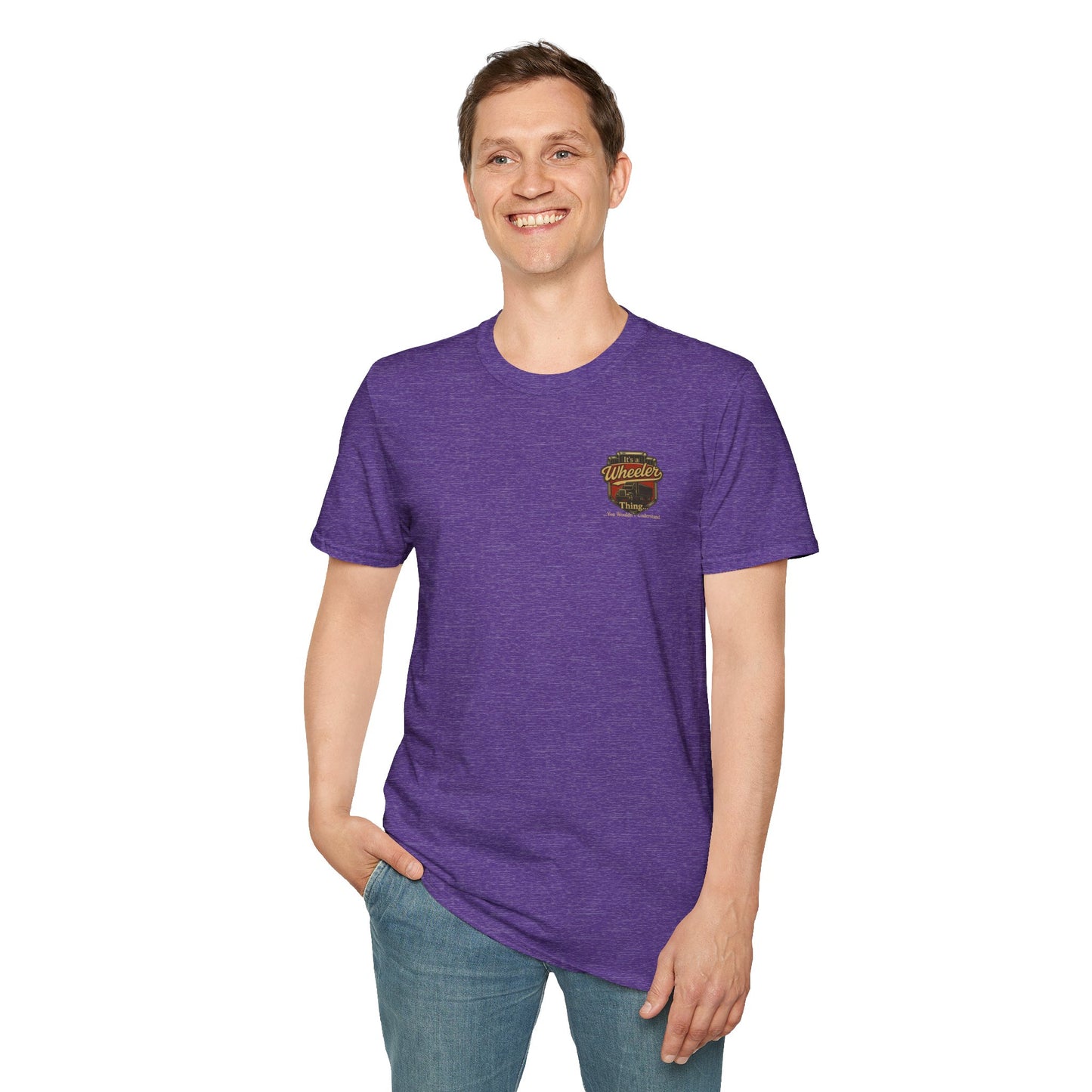 "It's a Wheeler Thing" Unisex Softstyle T-Shirt, Ideal for Truck Lovers, Gifts for Drivers, Casual Wear, Perfect for Birthdays, Father's Day