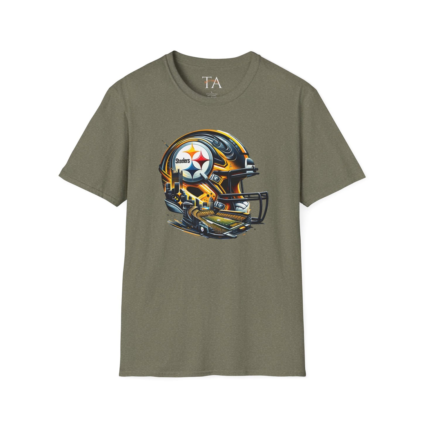 Bold Football Helmet Unisex T-Shirt | Sports Fan Tee