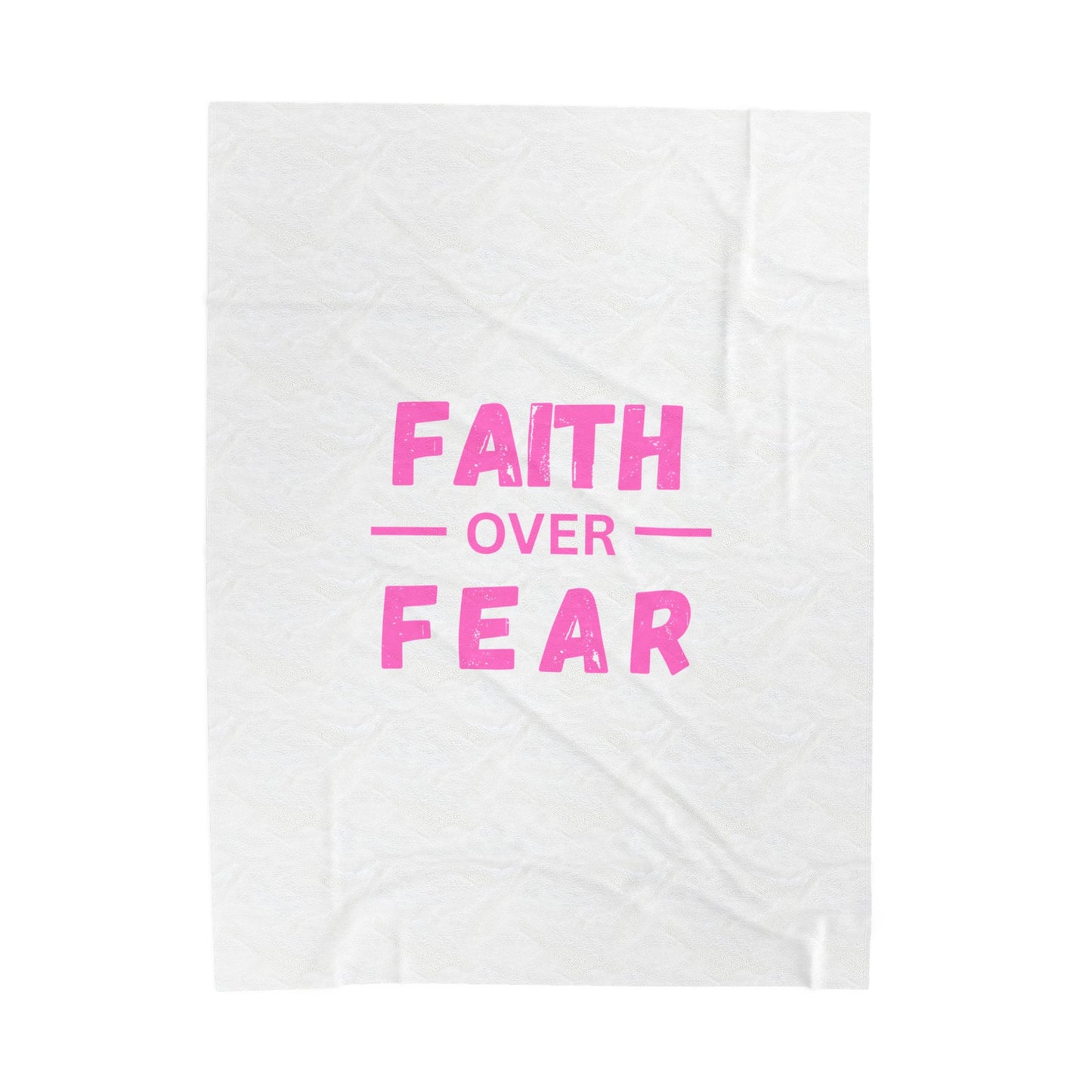 Faith Inspired Faith Over Fear Cozy Velveteen Plush Blanket with Motivational Quote - Perfect for Home Decor, Gifts, and Comfort, Faith over Fear, Inspirational [...]