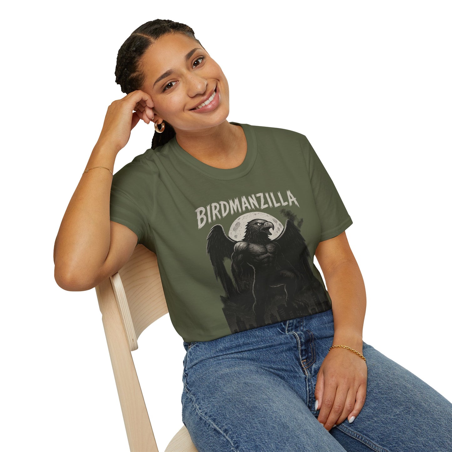 Birdmanzilla Graphic Tee - Unisex T-Shirt, Casual Wear, Unique Gift, Men's Fashion