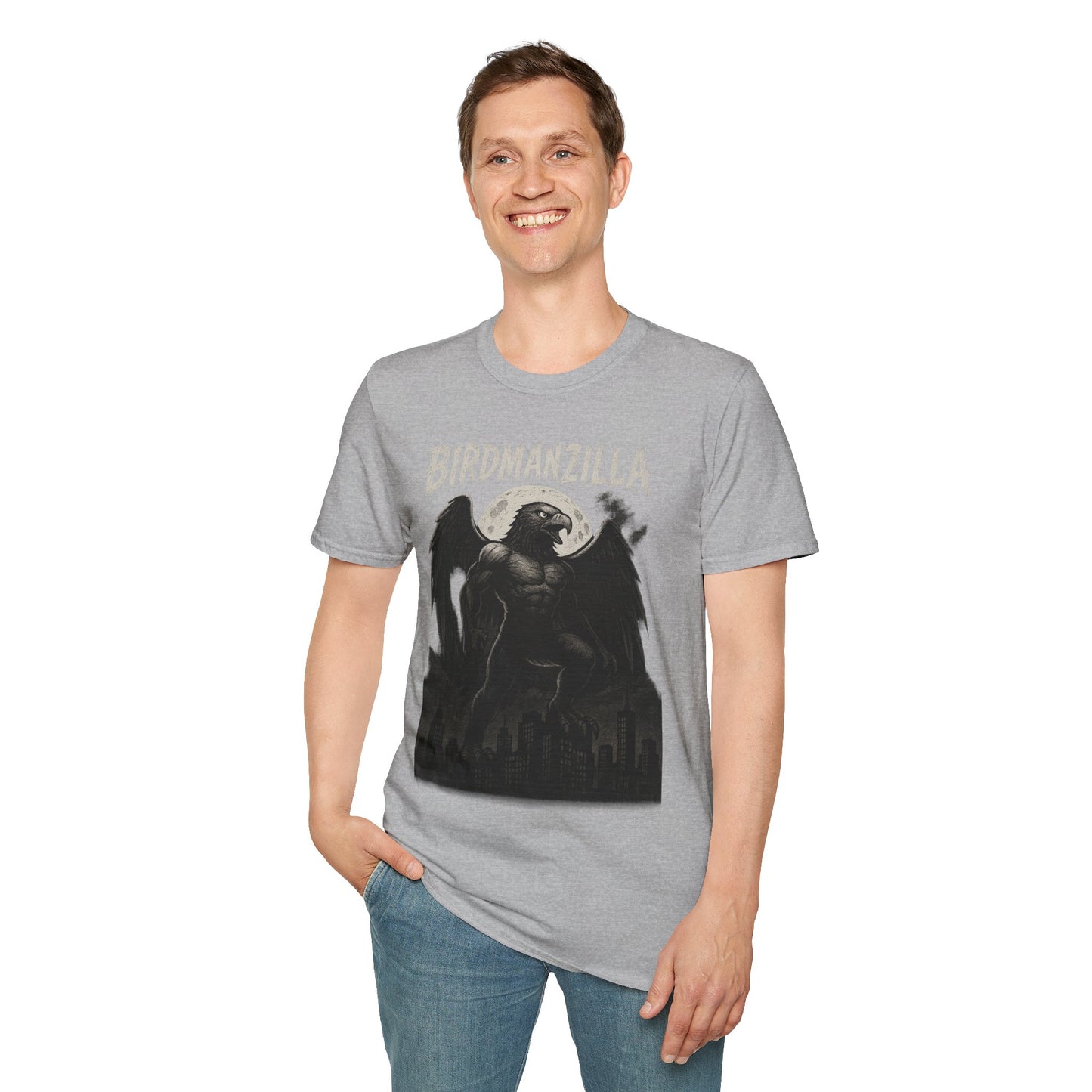 Birdmanzilla Graphic Tee - Unisex T-Shirt, Casual Wear, Unique Gift, Men's Fashion