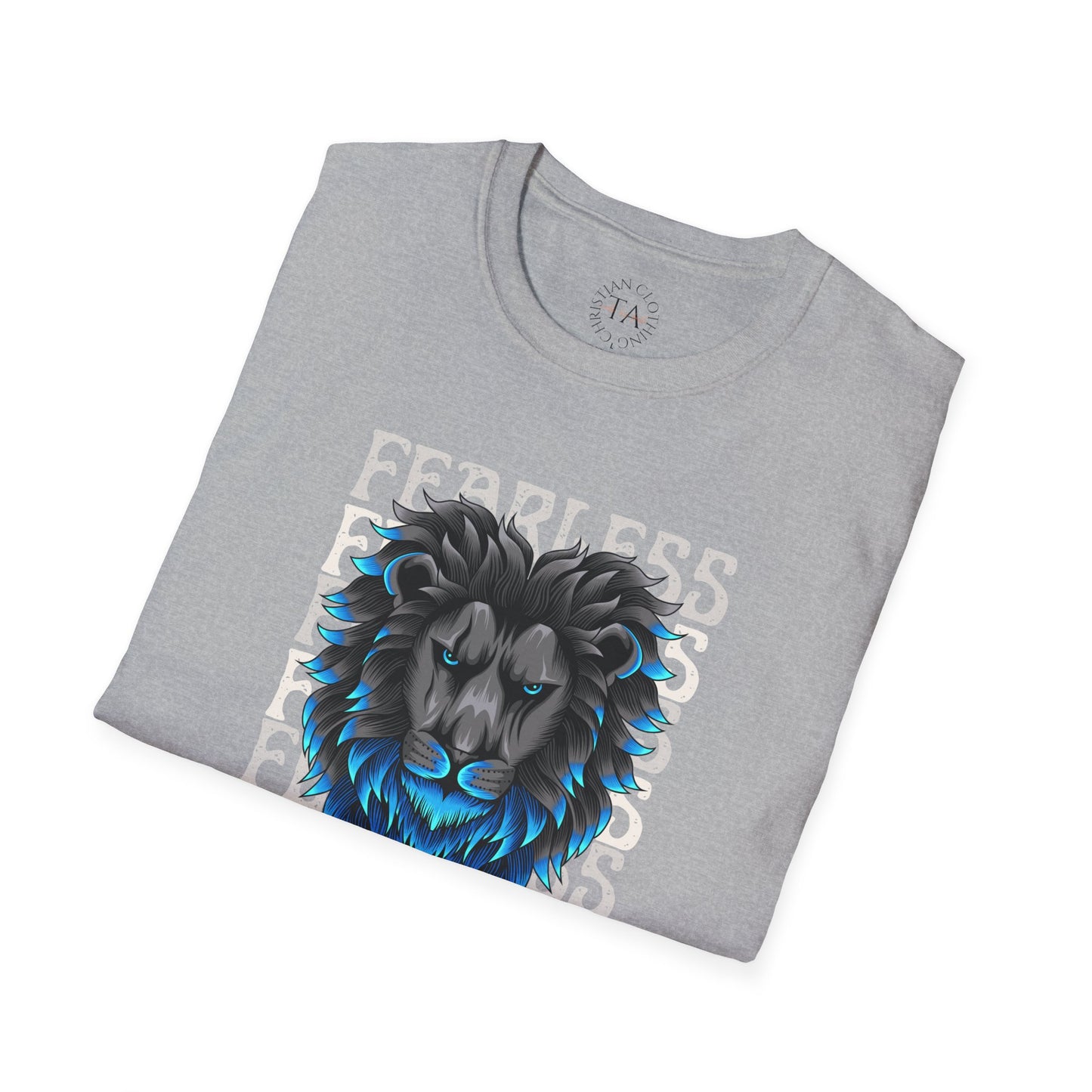 Fearless Lion Volleyball T-Shirt | Unisex Softstyle Tee