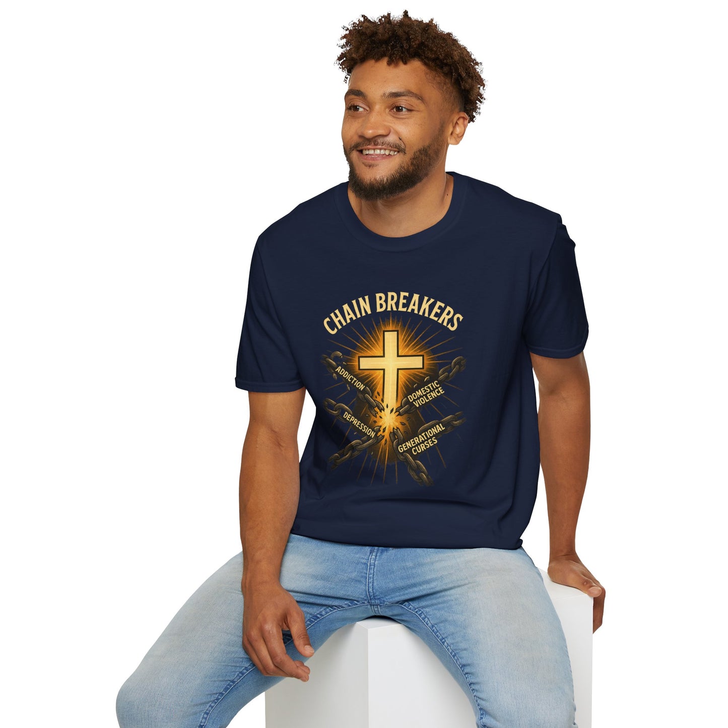 Chain Breakers T-Shirt - Breaking Chains of Addiction and Domestic Violence