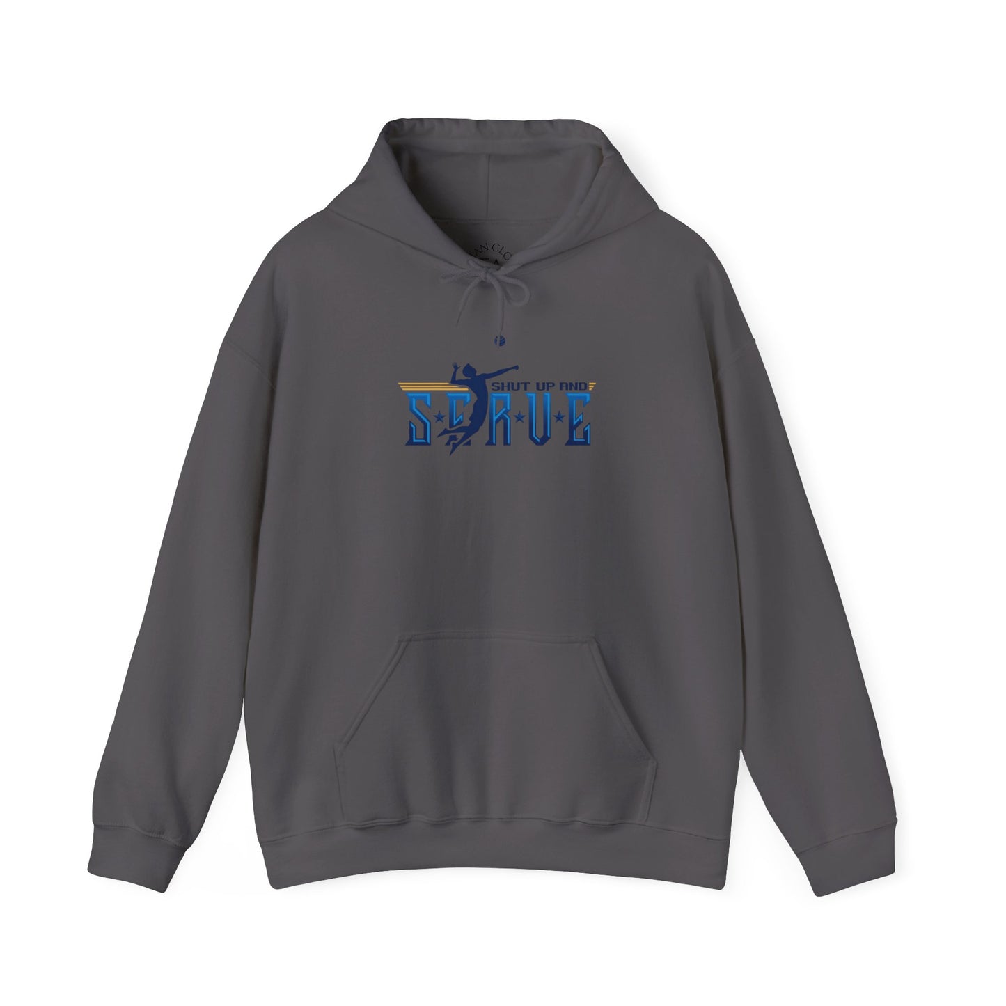 UPTIME Volleyball Hoodie with Serve Design, Unisex Sportswear, Perfect Gift for Athletes, Workout Gear, Cool Casual Wear, Back to School
