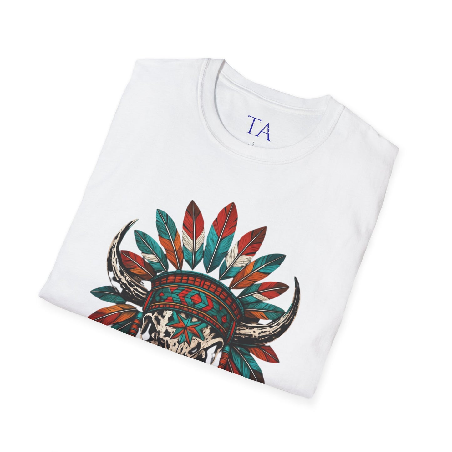 Native American Bull Skull Unisex T-Shirt