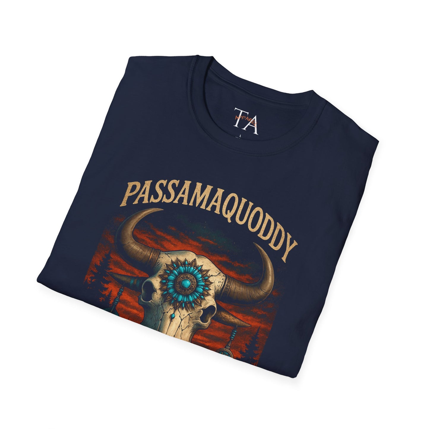 Tribal Graphic T-Shirt - Passamaquoddy Tribe Design3, Gift for Adventurers