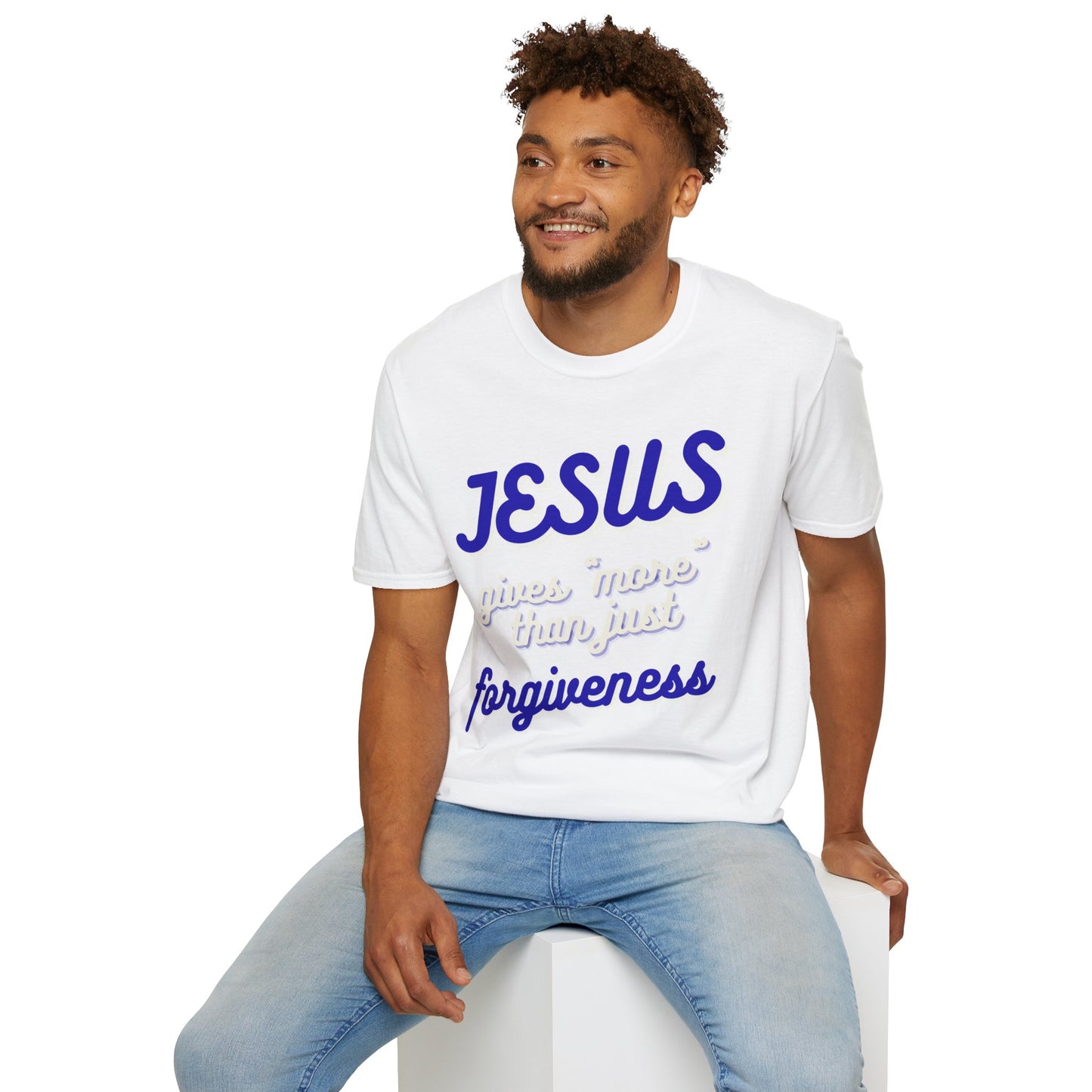 Faith Inspired Jesus Unisex T-Shirt - JESUS gives more than just forgiveness