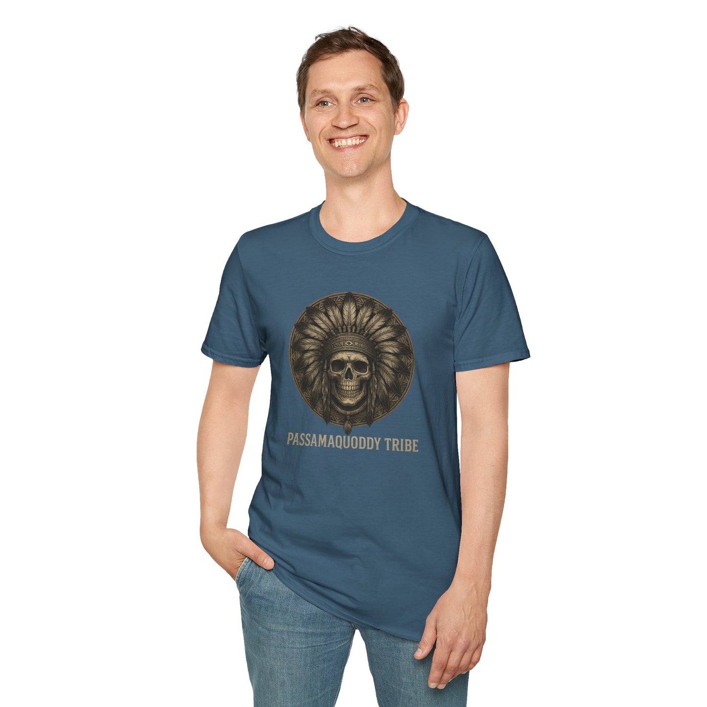 Tribal Graphic T-Shirt - Passamaquoddy Tribe Design6, Gift for Adventurers