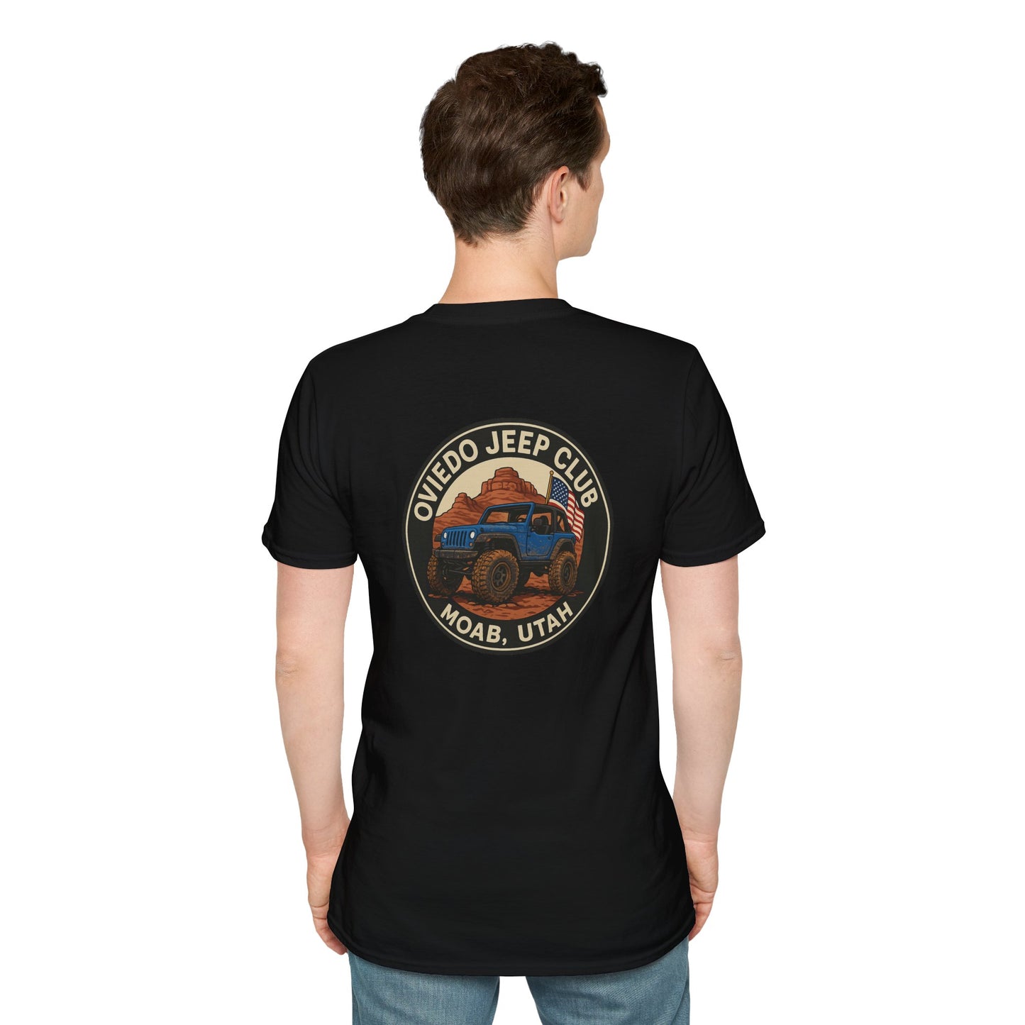 Oviedo Jeep Club Adventure Jeep Club Softstyle Unisex Tee