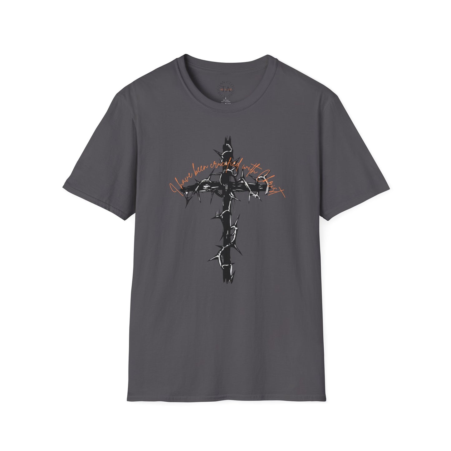 Faith Inspired Christian Cross Unisex T-Shirt - 'I Have Been Crucified with Christ' Design