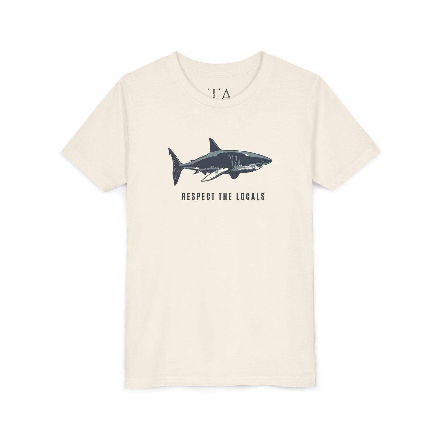 Kids Shark Youth Tee | Respect The Locals | Shark Lovers Shirt
