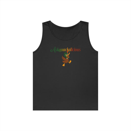 Askquack Tank Top - Quirky and Playful Design for Fun Days and Summer Outing