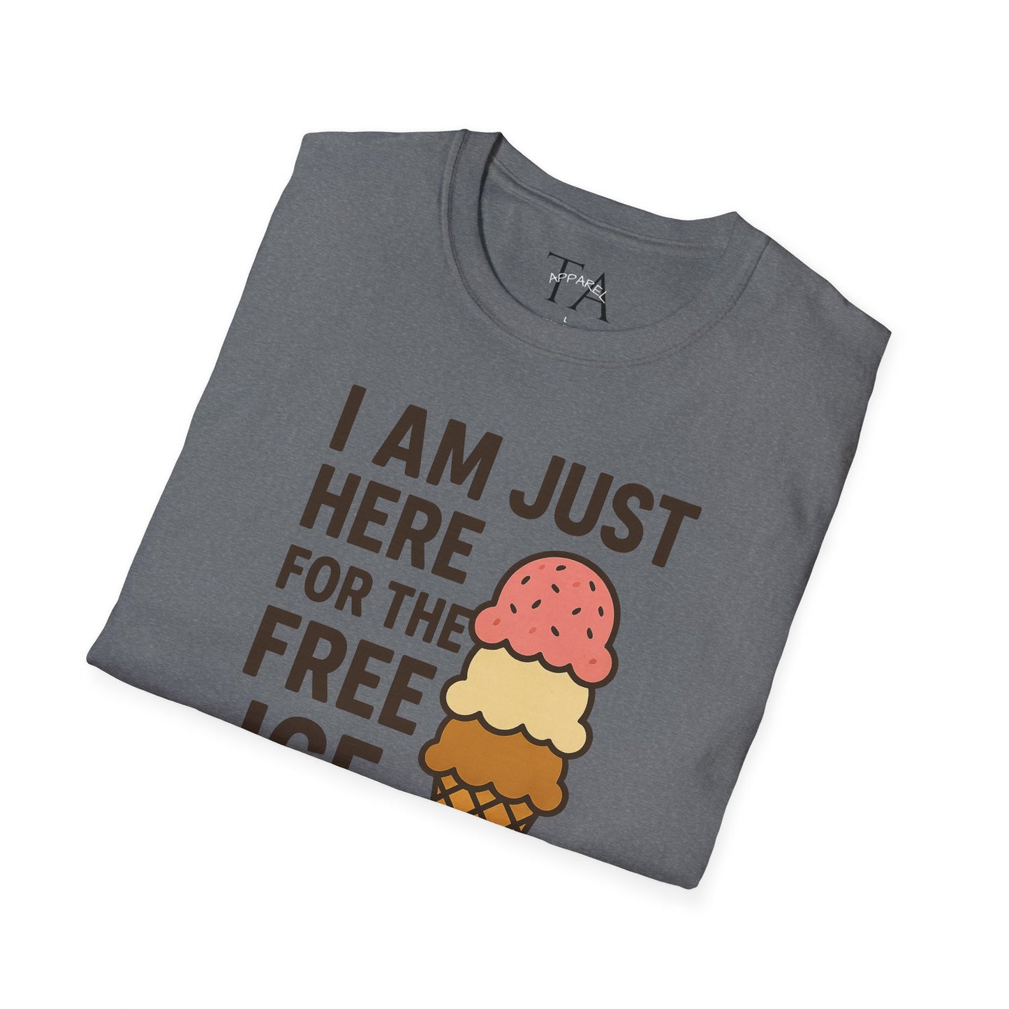 Ice Cream Lover's Unisex T-Shirt, Funny Graphic Tee, Summer Apparel, Sweet Treats Gift, Birthday Humor Shirt