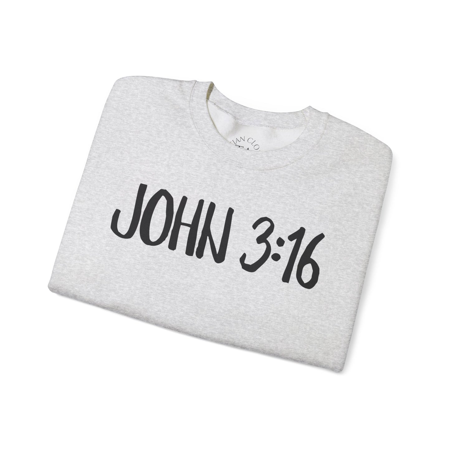 Faith Inspired John 3:16 Crewneck Sweatshirt