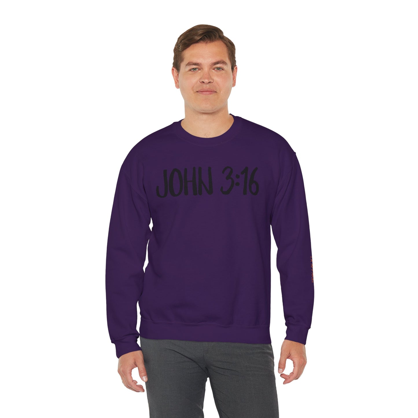 Faith Inspired John 3:16 Crewneck Sweatshirt