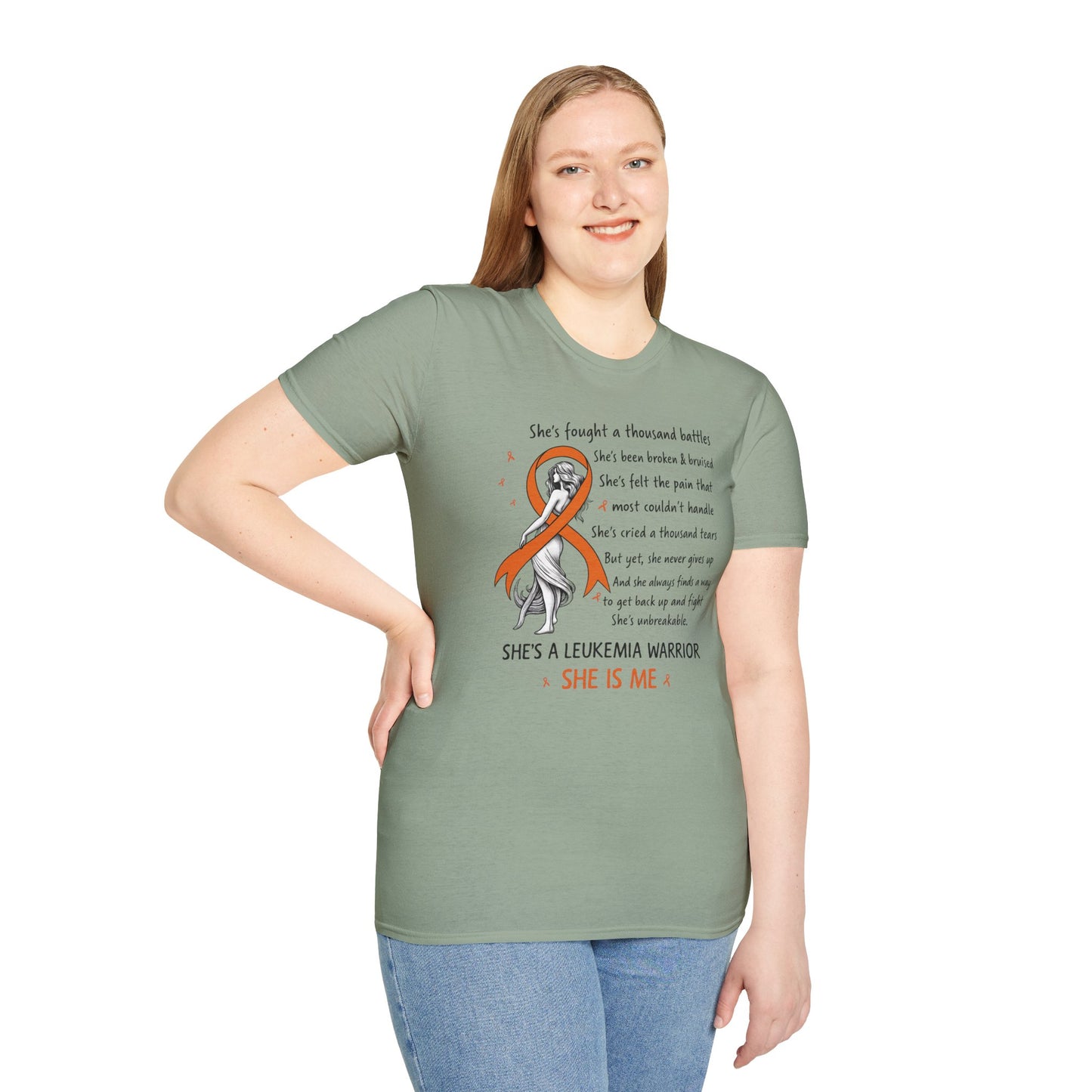 Leukemia Warrior T-Shirt - Unisex Softstyle Support Apparel