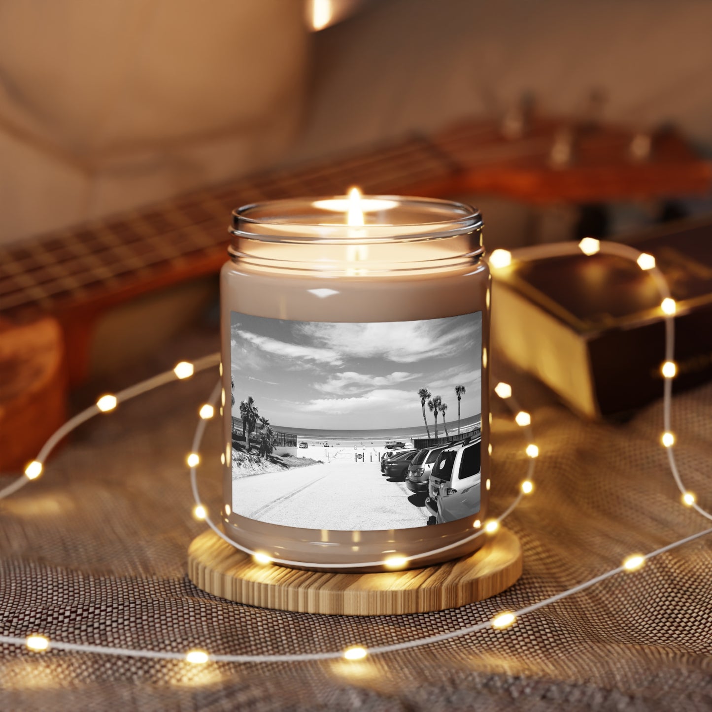 Scented Candle Day at Daytona Beach - Cozy Coastal Scented Soy Candle | Beach Vibes, Home Decor, Aromatherapy Gift, Relaxation, Housewarming
