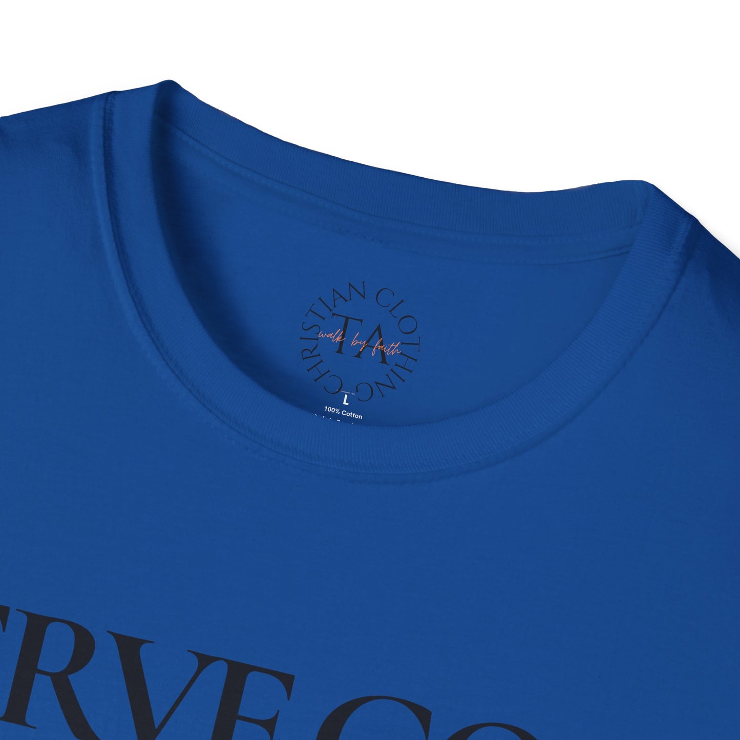 Faith Inspired "Serve God" T-Shirt - Inspirational Faith-Based Christian Gift