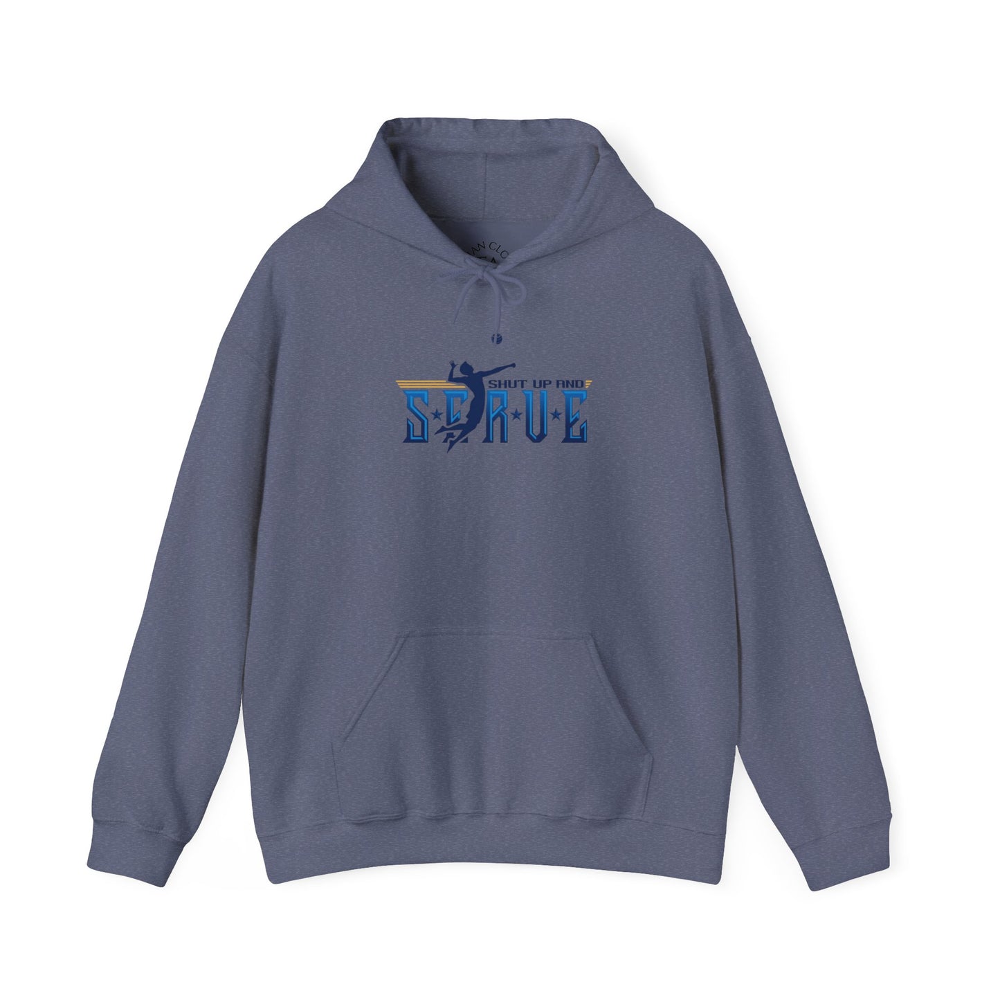 UPTIME Volleyball Hoodie with Serve Design, Unisex Sportswear, Perfect Gift for Athletes, Workout Gear, Cool Casual Wear, Back to School