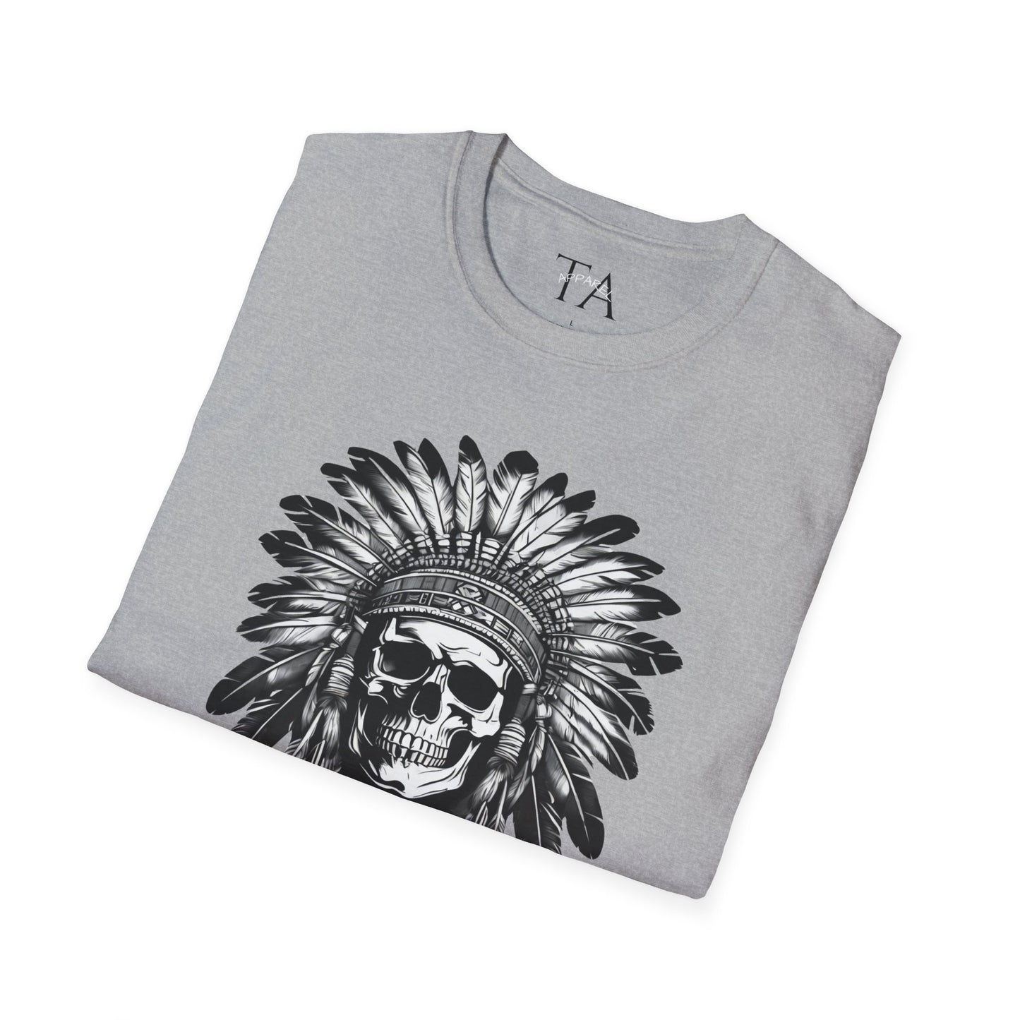 Native American Skull Graphic Unisex T-Shirt
