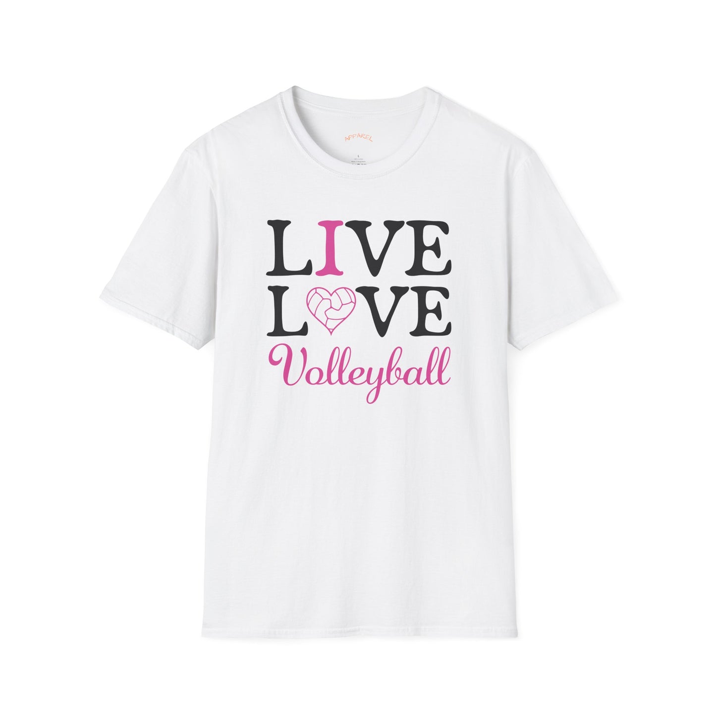 Volleyball T-Shirt - I love Volleyball design
