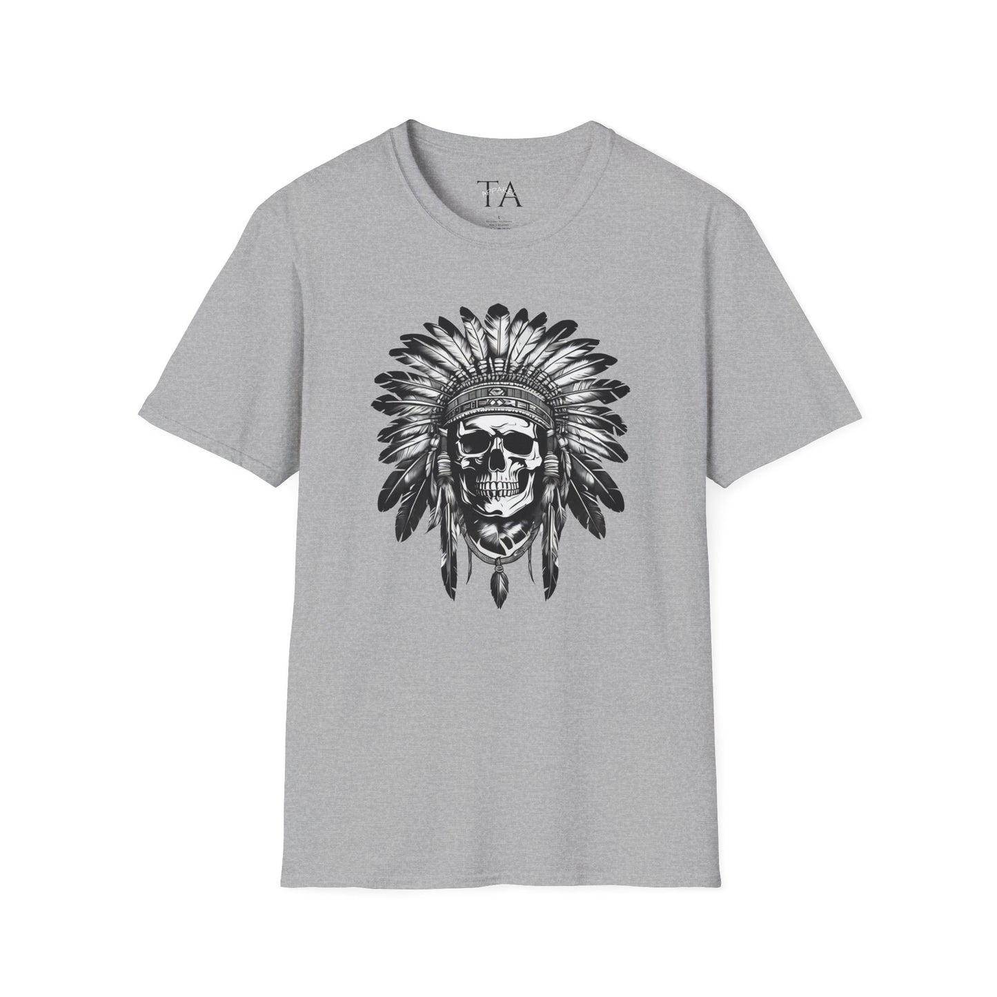 Native American Skull Graphic Unisex T-Shirt