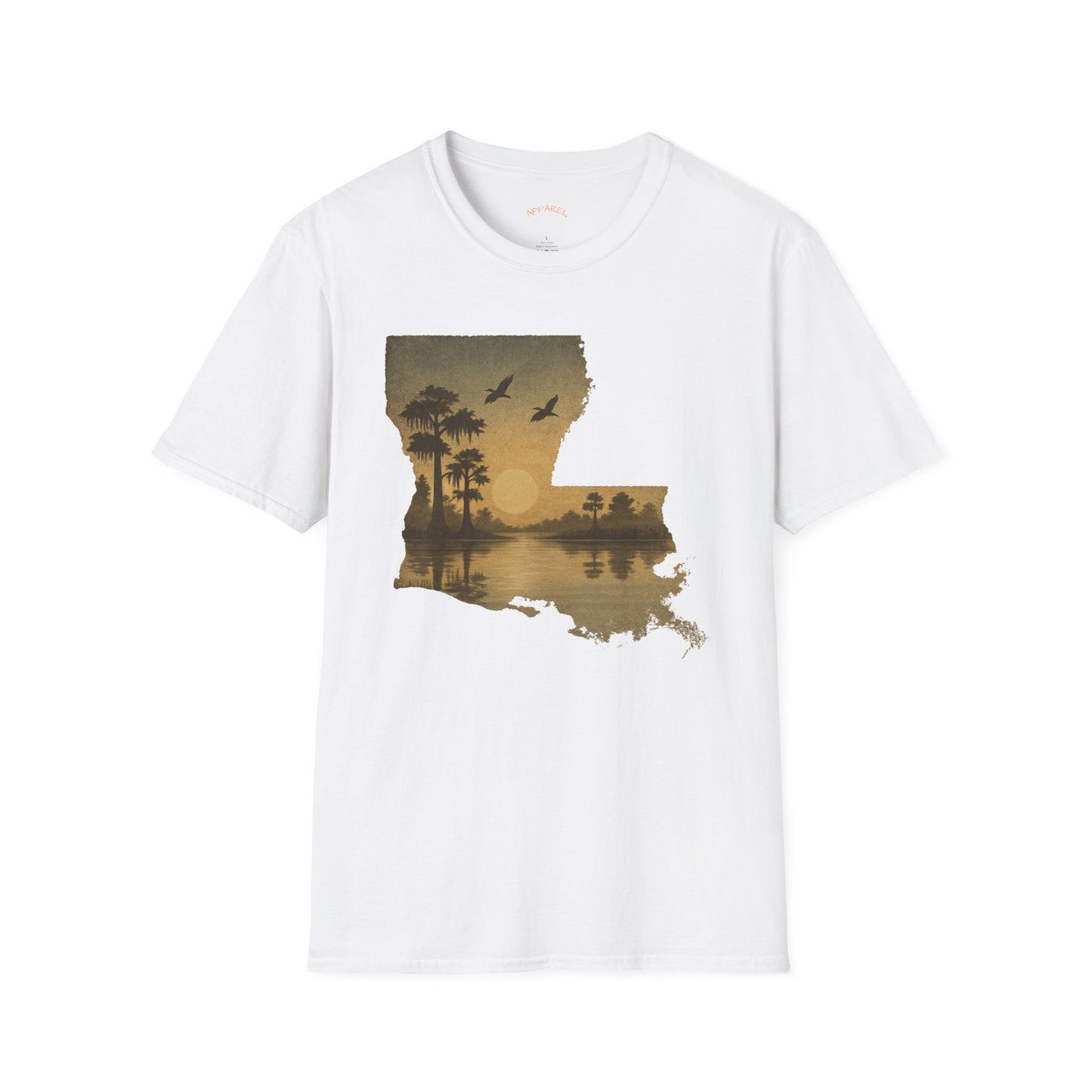 Louisiana Sunset Unisex T-Shirt - Souvenir Tee for Nature Lovers and Lake Life Enthusiasts