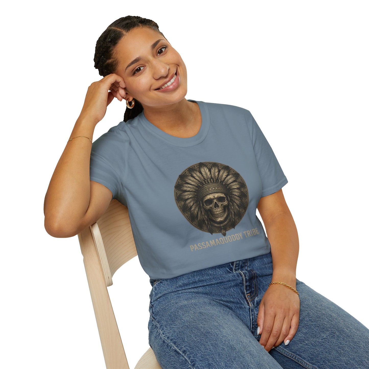 Tribal Graphic T-Shirt - Passamaquoddy Tribe Design6, Gift for Adventurers