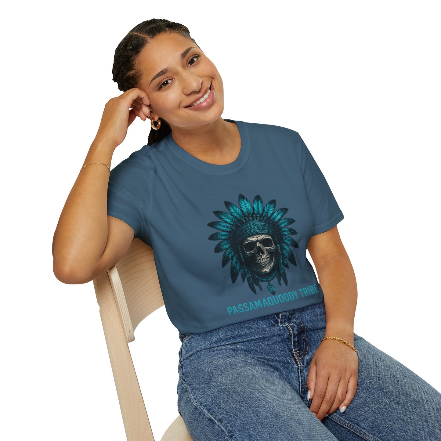 Tribal Graphic T-Shirt - Passamaquoddy Tribe Design5, Gift for Adventurers