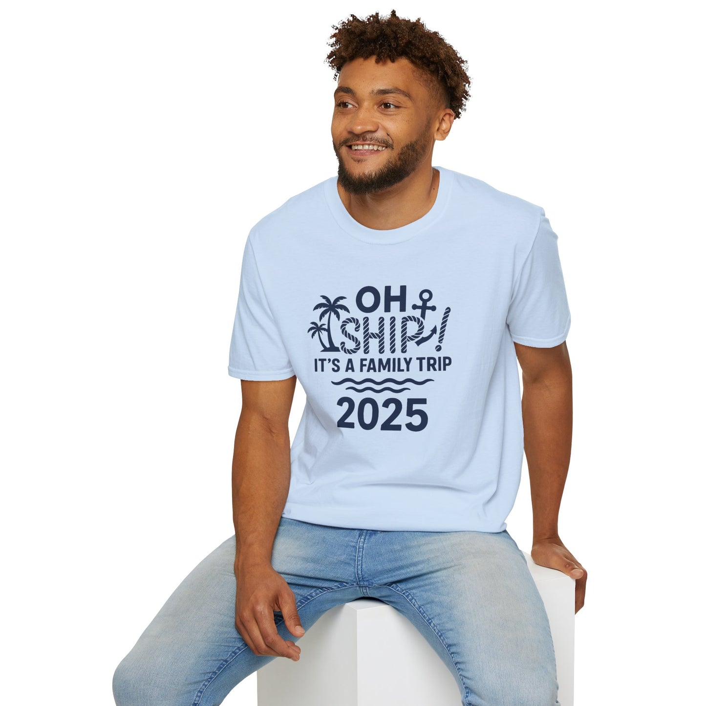 Family Cruise Vacation T-Shirt - Oh Ship, It's A Family Trip