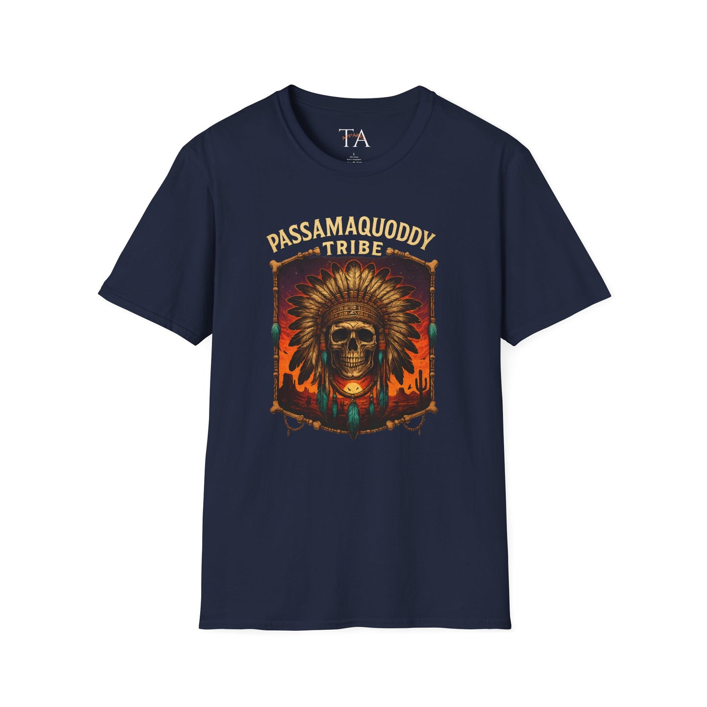 Tribal Graphic T-Shirt - Passamaquoddy Tribe Design4, Gift for Adventurers